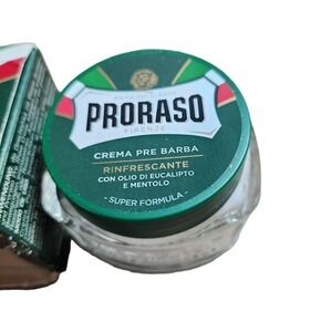 Proraso Green Pre & Post Shave Cream Eucalyptus Menthol 100ml 3.6oz New